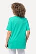 T-shirt, A-form, firkantet udskæring, korte ærmer