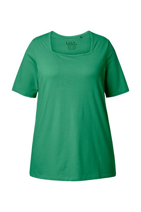 Tričko, A střih, hranatý výstřih, krátké rukávy