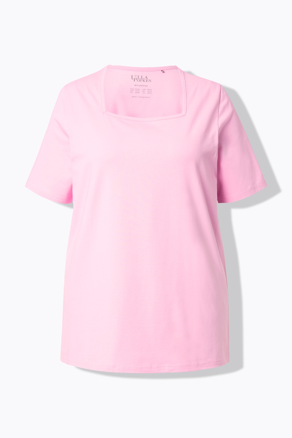 Stora storlekar T-shirt, Dam, rosa, storlek: 54/56, Bomull, Ulla Popken
