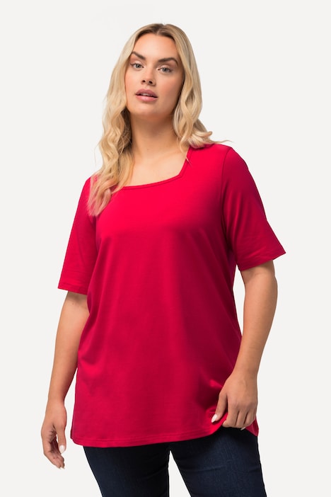 Essential Square Neck Stretch Tee