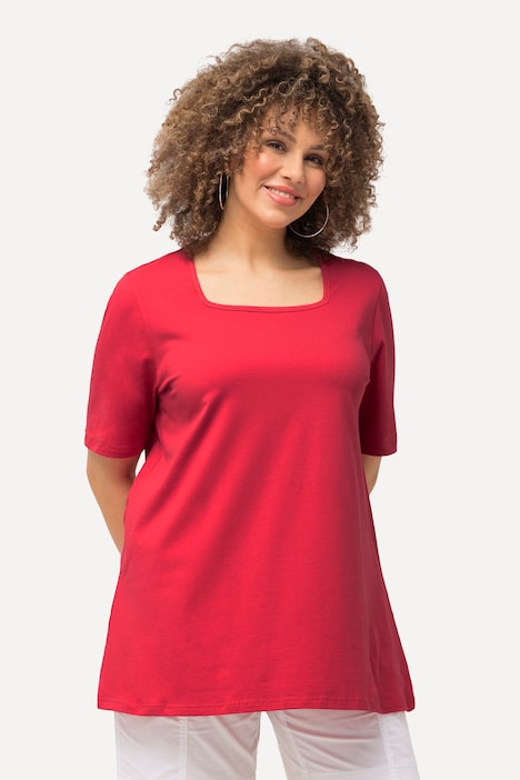 Essential Square Neck Stretch Tee