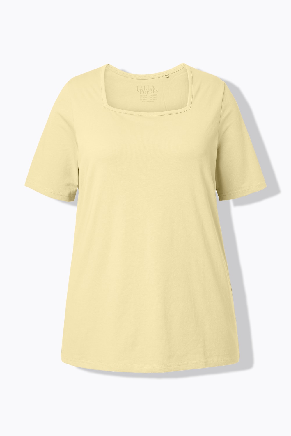 Stora storlekar T-shirt, Dam, beige, storlek: 58/60, Bomull, Ulla Popken