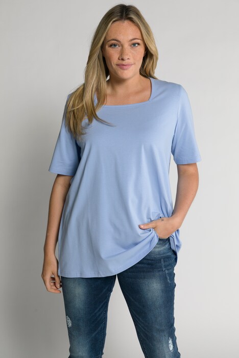 Essential Square Neck Stretch Tee