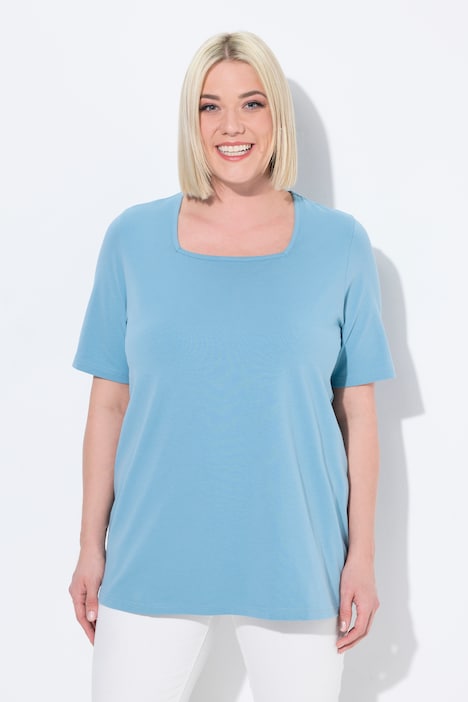 Essential Square Neck Stretch Tee