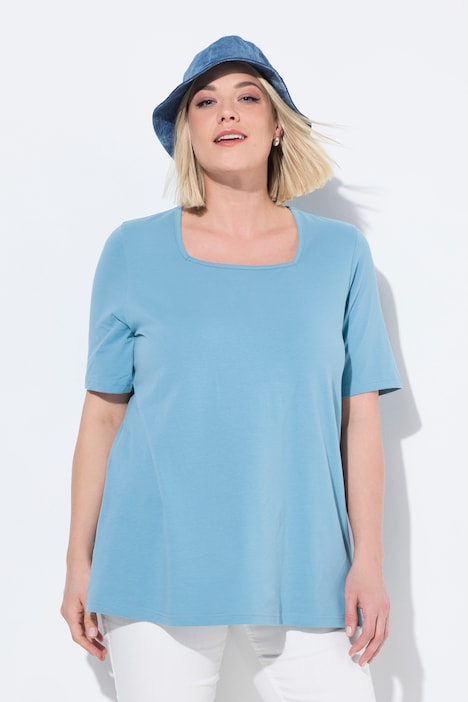 Essential Square Neck Stretch Tee