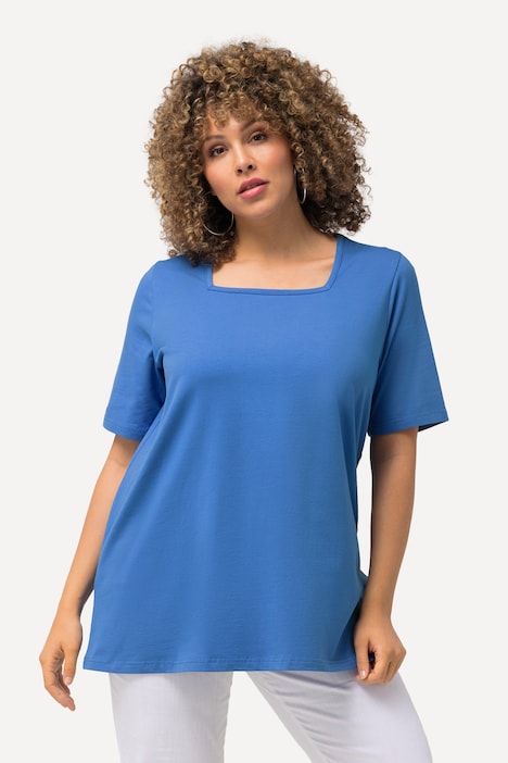 Essential Square Neck Stretch Tee