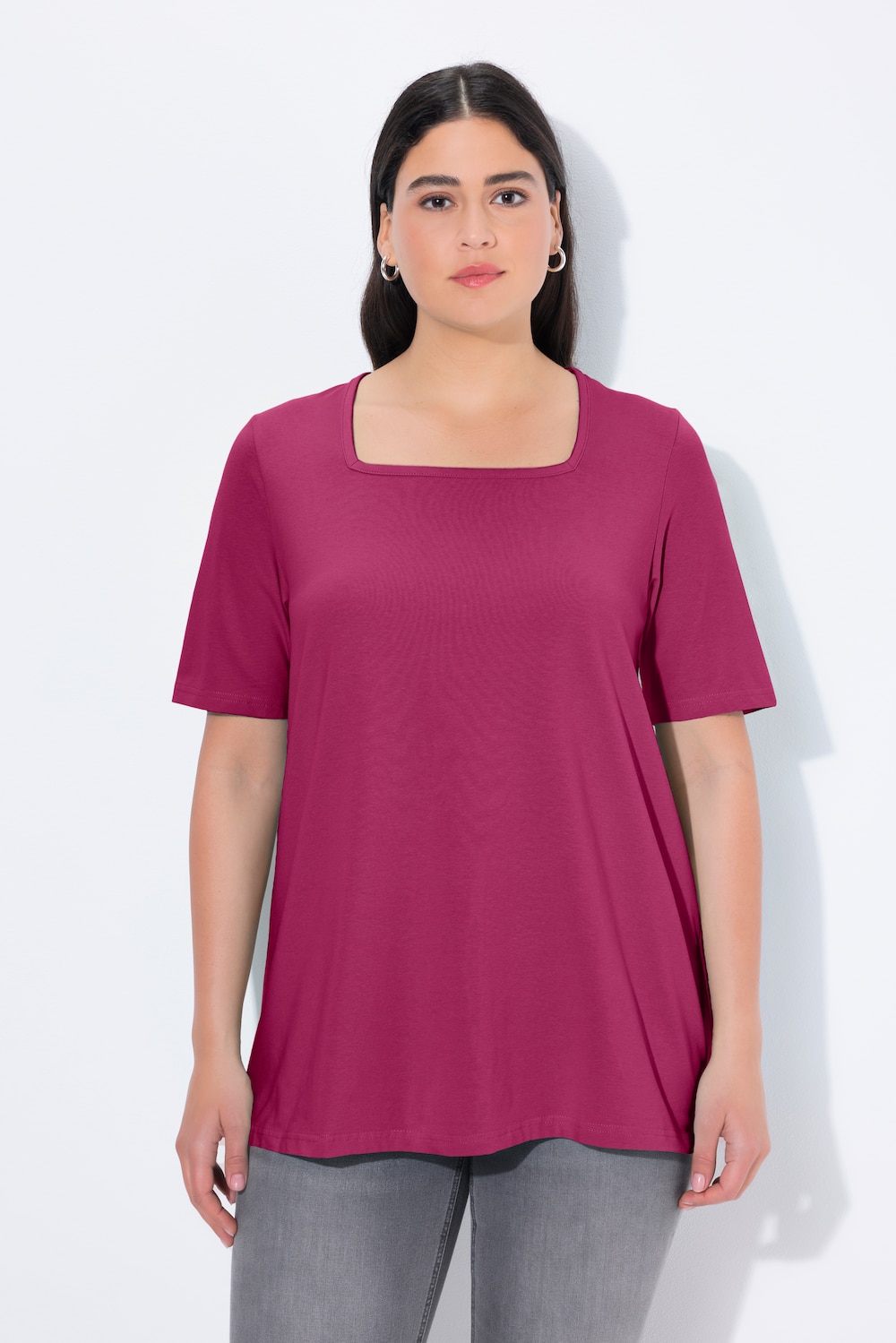 Große Größen T-Shirt, Damen, rosa, Größe: 58/60, Baumwolle, Ulla Popken