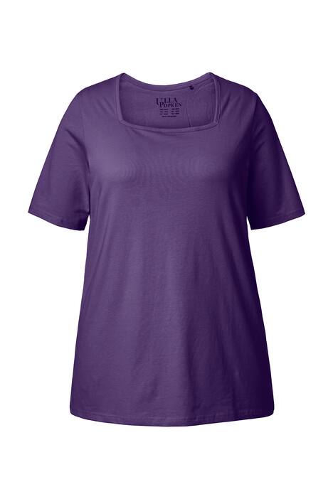 Tričko, A střih, hranatý výstřih, krátké rukávy