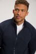 Veste en molleton, homewear, col montant, fermeture éclair