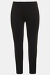 Leggings, rayas con aspecto de cuero, slim, cintura elástica
