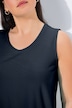 Essential V-Neck Stretch Cotton Tank