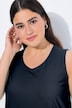 Essential V-Neck Stretch Cotton Tank