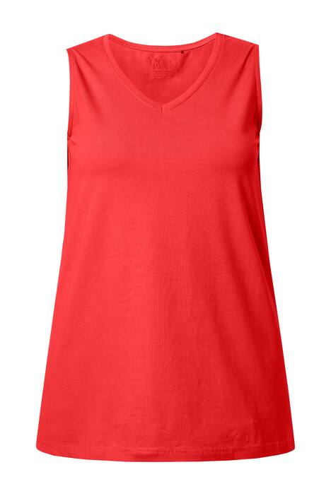 Top, A střih, výstřih do V, bez rukávů