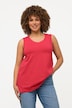 Essential V-Neck Stretch Cotton Tank