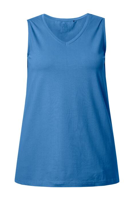 Top, A střih, výstřih do V, bez rukávů