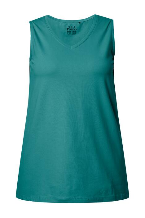 Top, A střih, výstřih do V, bez rukávů