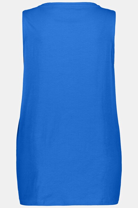 Top, A-Linie, V-Ausschnitt, ärmellos