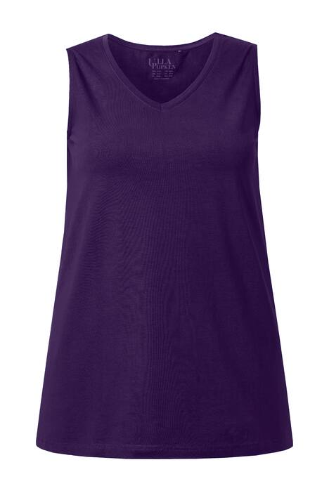 Top, A střih, výstřih do V, bez rukávů