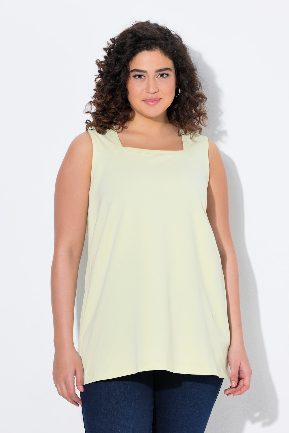 Große Größen Longtop, Damen, beige, Größe: 62/64, Baumwolle, Ulla Popken