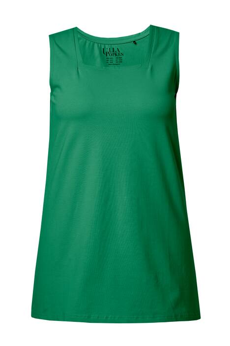 Dlouhý top, Classic, hranatý výstřih, bez rukávů