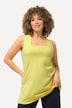Longtop, classic fit, carréhals, mouwloos