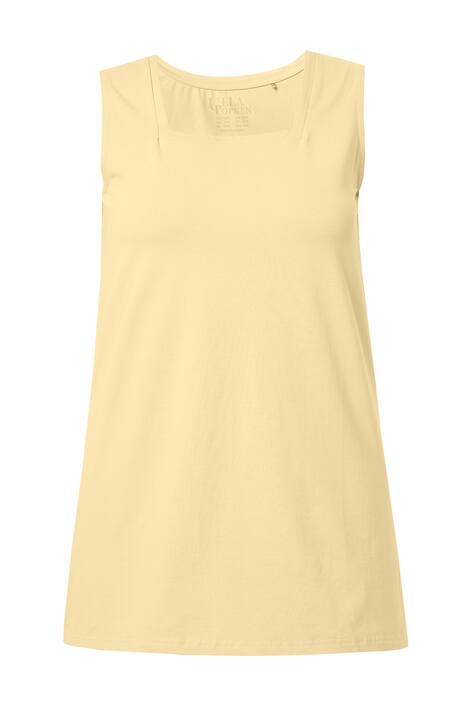 Dlouhý top, Classic, hranatý výstřih, bez rukávů