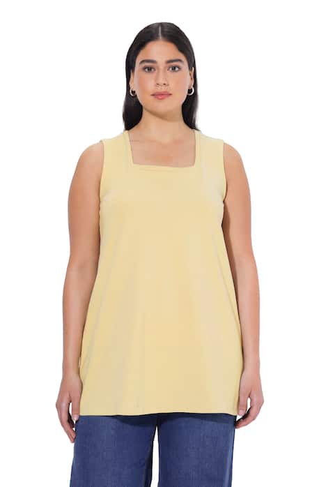 Dlouhý top, Classic, hranatý výstřih, bez rukávů