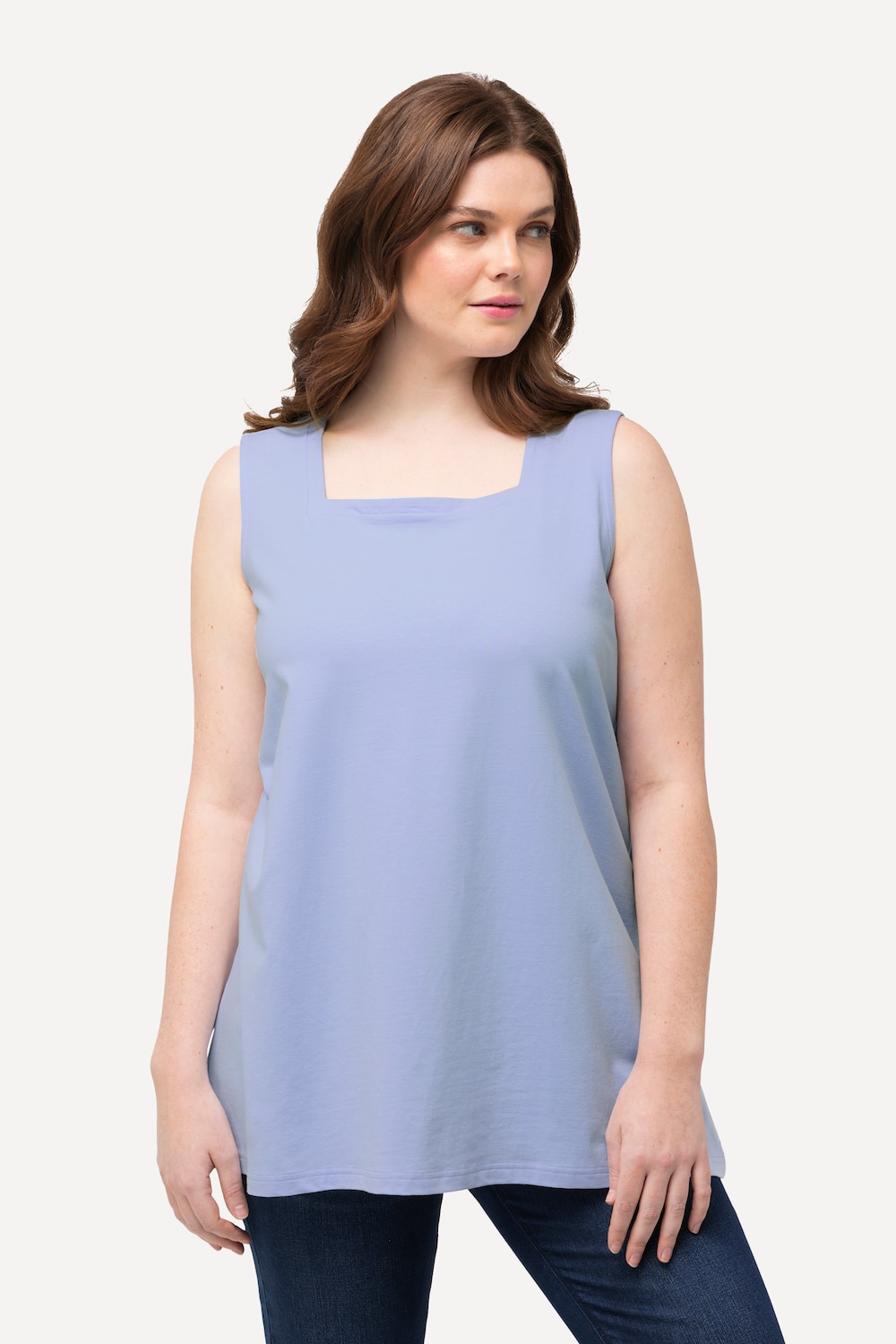 Große Größen Longtop, Damen, blau, Größe: 58/60, Baumwolle, Ulla Popken