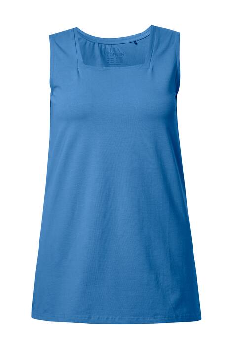 Dlouhý top, Classic, hranatý výstřih, bez rukávů