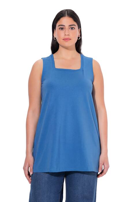 Dlouhý top, Classic, hranatý výstřih, bez rukávů