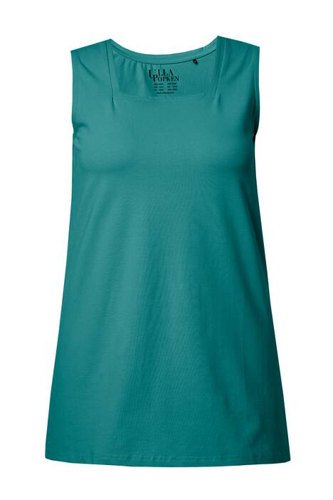 Dlouhý top, Classic, hranatý výstřih, bez rukávů