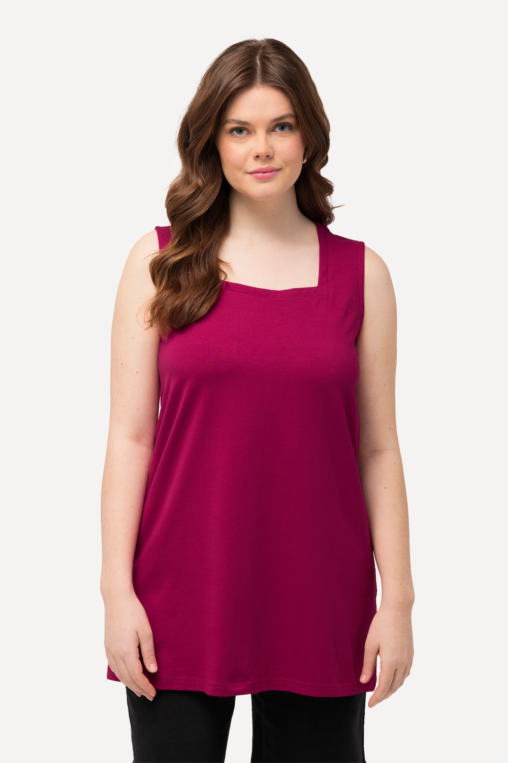 Große Größen Longtop, Damen, rosa, Größe: 54/56, Baumwolle, Ulla Popken