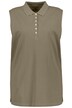 Polo top, Regular, polo límeček, bez rukávů