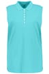 Polo top, Regular, polo límeček, bez rukávů