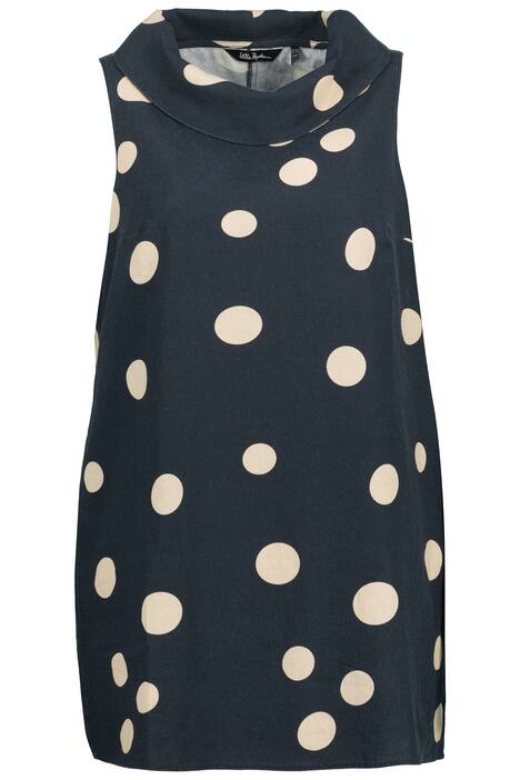 Tunika, lněná směs, A střih, bez rukávů