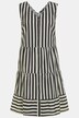 Stripe Button Front Linen Blend Tank DressStripe Button Front Linen Blend Tank Dress