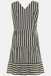 Stripe Button Front Linen Blend Tank DressStripe Button Front Linen Blend Tank Dress
