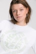 T-Shirt, oversized, Wording Print, Rundhals, Halbarm
