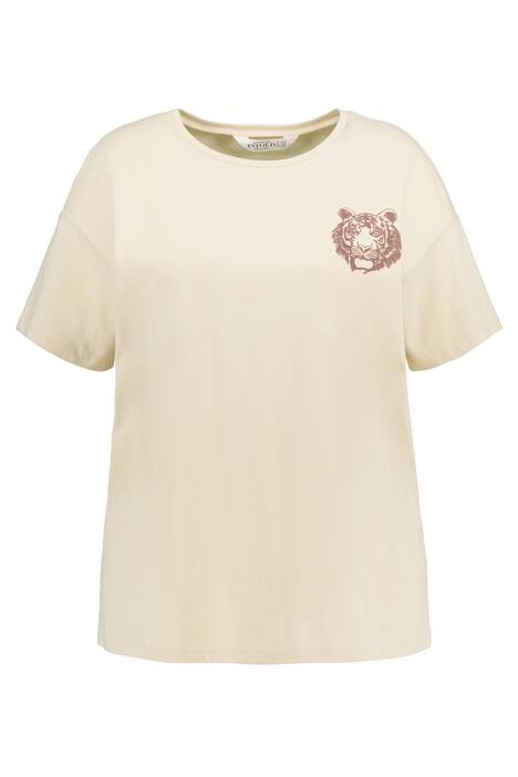 Tričko, oversize, potisk na zádech, kulatý výstřih, krátké rukávy