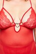 2 piezas Conjunto, picardías y tanga, elástico