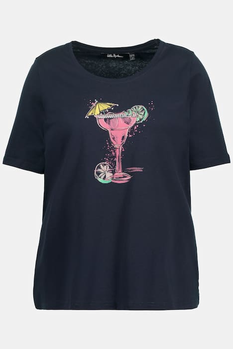 T-Shirt, Cocktail, Classic, Rundhals, Halbarm