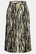 Jupe-culotte, imprimé zébré, jambes larges, taille élastique