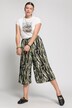 Jupe-culotte, imprimé zébré, jambes larges, taille élastique