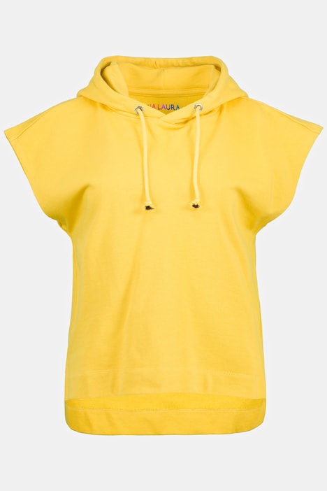 Hoodie, Sweatshirt, Oversized, ärmellos, Kapuze