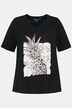 T-shirt, ananas, classic, v-ringning, halv ärm