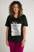 T-shirt, ananas, classic, v-ringning, halv ärm