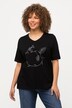 T-Shirt, Kolibri, Classic, V-Ausschnitt, Halbarm