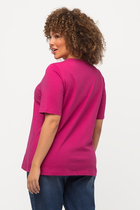 Hummingbird Line Print V-Neck Tee | T-Shirts | Knit Tops & Tees