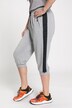 Mesh Inset Elastic Waist Capri Joggers