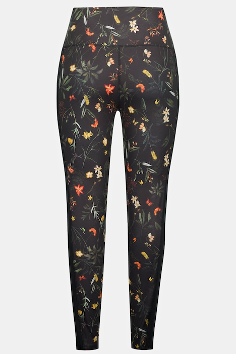 Plus Floral High Waisted Leggings | SHEIN IN